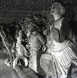 Handicraft Prints: Ships figureheads, Tresco, Scilly Isles