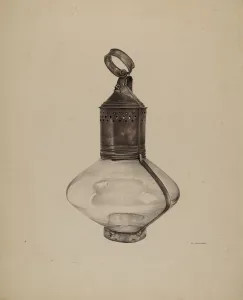 G A Spangenberg Prints: Ships Lantern, c. 1939. Creator: G. A. Spangenberg