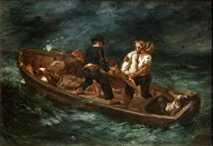 After a Shipwreck, 1847. Artist: Eugene Delacroix