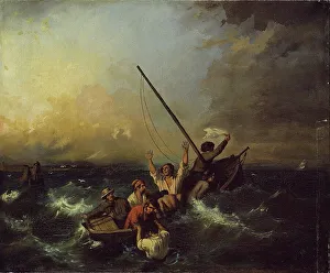 Shipwreck Collection: Shipwreck, 19th century. Creator: Eugene Isabey