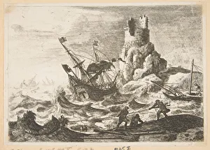 Lorrain Collection: The Shipwreck, ca. 1638-41. Creator: Claude Lorrain