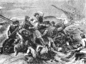 Drowned Prints: Shipwreck of Prince William, son of Henry I, 1120, (19th century)