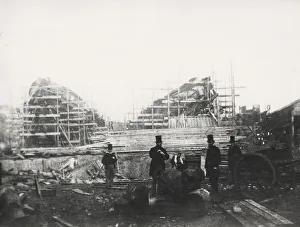Work In Progress Prints: Shipyard of James Ash & Co, Cubitt Town, London, c1863