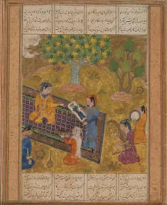 Panj Ganj Prints: Shirin Sees a Portrait of Khusraw