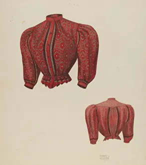 Blouse Collection: Shirtwaist, c. 1937. Creator: Harry Grossen