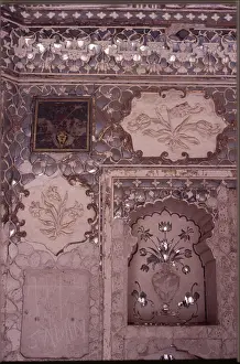 India Asia Prints: Shish Mahal, Amber Fort, Jaipur, India, 1988. Creator: Amanda Waite