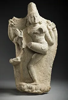 Shiva Prints: Shiva as the Lord of Dance, c.1100. Creator: Unknown