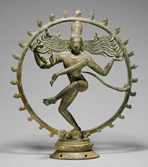 Hindu Prints: Shiva as Lord of the Dance (Nataraja), Chola period, about 10th / 11th century