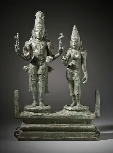 Shiva Prints: Shiva and Parvati, 13th century. Creator: Unknown