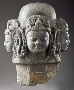 Faces Prints: Shivalinga, early 10th century. Creator: Unknown