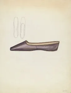 Benge Jessie M Prints: Shoe, 1935/1942. Creator: Jessie M. Benge