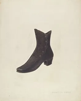 Shoe, c. 1938. Creator: Arlington Gregg