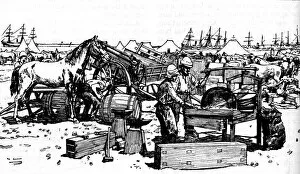 Battles Of The Nineteenth Century Gallery: Shoeing Forge of the New South Wales Artillery at Suakim, c1885, (1902)