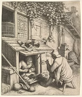 Mending Collection: The Shoemaker, 1610-85. Creator: Adriaen van Ostade