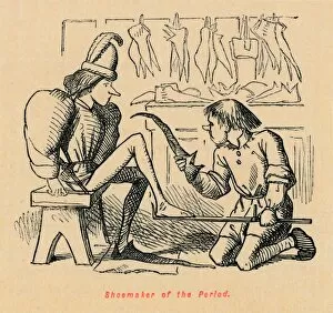 The Comic History Of England Gallery: Shoemaker of the Period, . Artist: John Leech