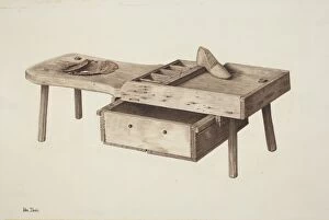 Cobbler Gallery: Shoemakers Bench, c. 1941. Creator: Pearl Davis
