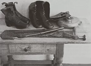 Leo Tolstoy Gallery: Shoemaking Tools of Leo Tolstoy in his study in Khamovniki