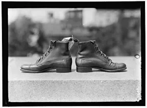 Ankle Boots Prints: Shoes, between 1909 and 1914. Creator: Harris & Ewing