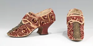 Heel Prints: Shoes, British, 1732-59. Creator: Unknown