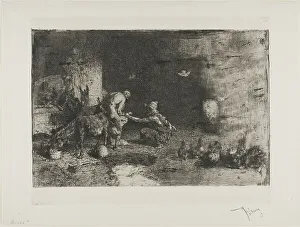Fortuny Mariano Prints: Shoesmith in Marocco, n.d. Creator: Mariano Jose Maria Bernardo Fortuny y Carbo