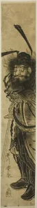 Shoki, the demon-queller, c. 1770. Creator: Utagawa Toyoharu