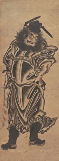 Images Dated 29th September 2020: Shoki, the Demon-Queller, early 18th century. early 18th century