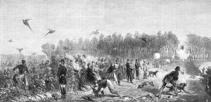 Jackson M Prints: A Shooting-Party at Compiègne, from a picture by M