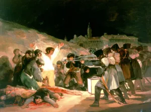 Firing Squad Prints: The Shootings of May 3rd 1808, 1814. Artist: Francisco Goya