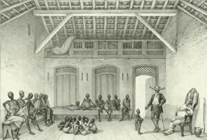 Abolitionism Collection: Shop for selling slaves, 1835. Creator: Debret, Jean-Baptiste (1768-1848)
