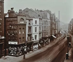 Blur Gallery: Shops on Bishopsgate, London, October 1909