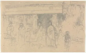 Shops at Chester. Creator: James McNeill Whistler (American, 1834-1903)