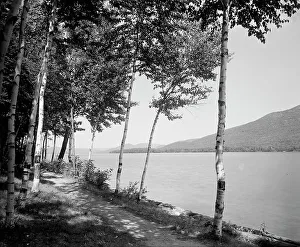 Along the shore at Cleverdale, Lake George, N.Y. c1907. Creator: Unknown
