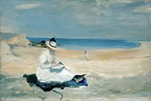 1896 Prints: The Shore at Dornoch, 1896. Creator: Edith Hacon