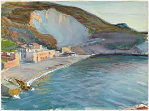 Secluded Prints: Shore Landscape from the Naples Region, 1905. Creator: Magnus Enckell