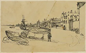 Bresdin Rodolphe Prints: The Shore, n. d. Creator: Rodolphe Bresdin