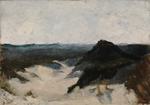 A W Finch Prints: Shore View, Knocke, 1885. Creator: Alfred William Finch