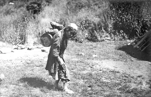 Carrying On Back Prints: Shoria Woman Carrying a Load, 1913. Creator: GI Ivanov