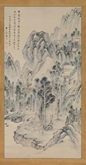Zen Buddhism Prints: Shorinji Temple, 1817. Creator: Okada Beisanjin