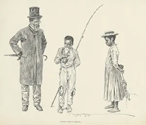 A short Sunday Sermon, 1899. Creator: Jay Campbell Phillips