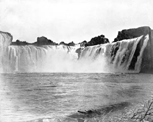 John L John Lawson Prints: Shoshone Falls, Idaho, USA, 1893. Artist: John L Stoddard