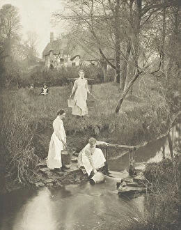 Yoke Gallery: At Shottery Brook, 1892. Creator: James Leon Williams