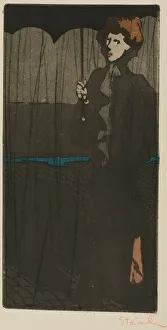 Steinlen Th And Xe9 Prints: The Shower, 1898. Creator: Theophile Alexandre Steinlen