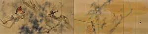 Byobu Gallery: After a Shower, 1928. Artist: Seiho, Takeuchi (1864-1942)