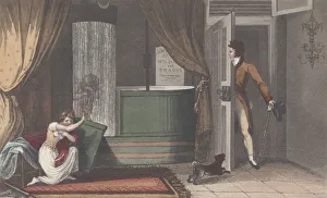 Joseph Constantine Prints: Shower Bath, from Poetical Sketches of Scarborough, 1813. 1813