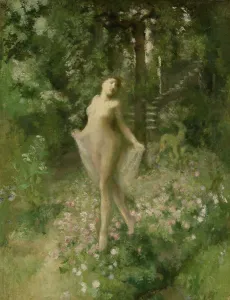 Stobbaerts Jan Prints: Shower of Roses, c1890s. Creator: Jan Stobbaerts