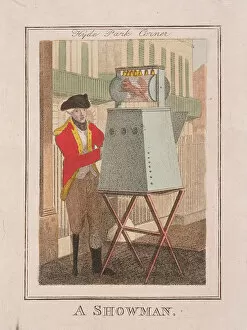 William Marshall Gallery: A Showman, Cries of London, 1804