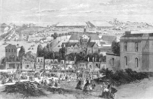 Plymouth Devon England Prints: Showyards of the Royal Agricultural Society of England at Plymouth
