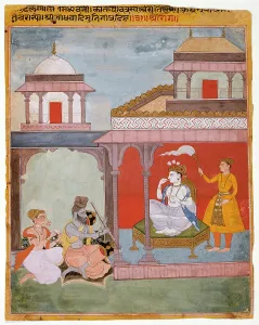 Fly Swish Prints: Shri Raga, Folio from a Ragamala (Garland of Melodies), c1625. Creator: Unknown