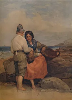 Duncan Prints: Shrimpers, 19th century, (1935). Artist: Edward Duncan