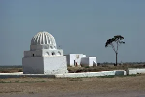 Kairwan Prints: Shrine and house in Kairouan